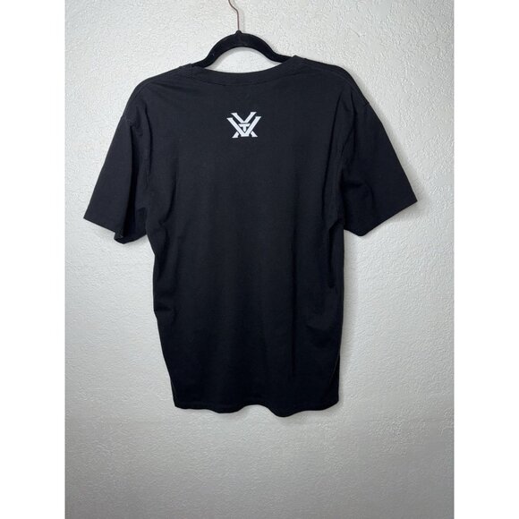 Vortex Men’s T-shirt Black USA Red White Blue Athletic Fit  - Large Hunting Y - Picture 3 of 5